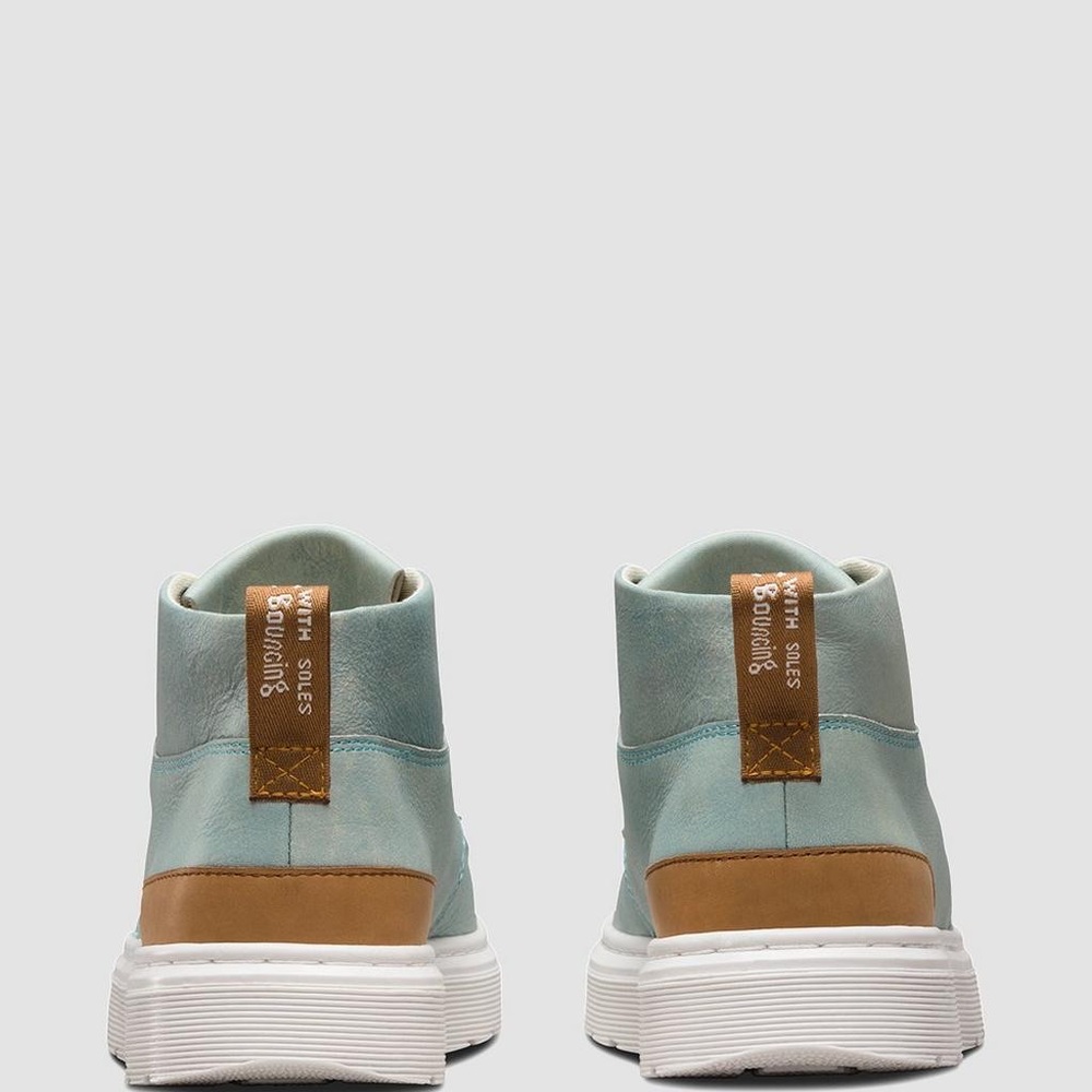 Dr. Martens Jamima San Diego Blue Green Leather Chukka Boots Size 8 - Picture 5 of 11